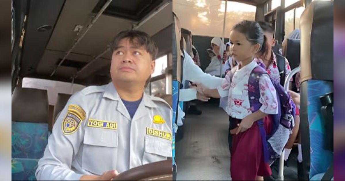 Keseruan Sopir Bus Sekolah, Senang Banget Bisa Interaksi dengan Anak ...