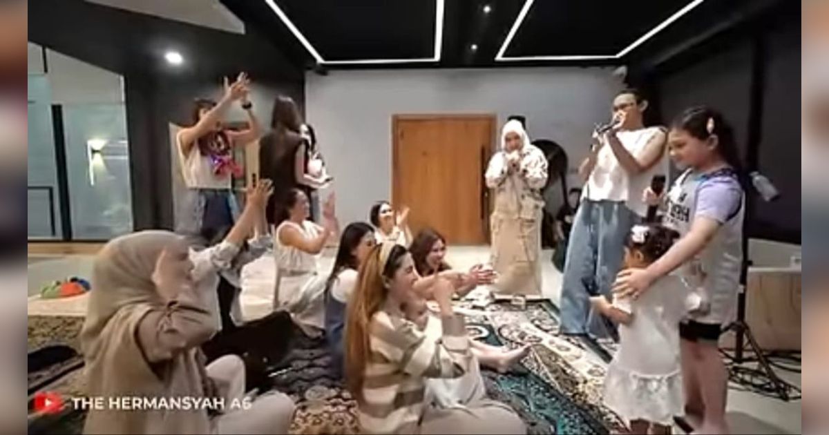 Potret Seru Genk Cendol Kumpul di Rumah Aurel Hermansyah, Arsy Buat Heboh saat Nyanyi 'Rungkad'