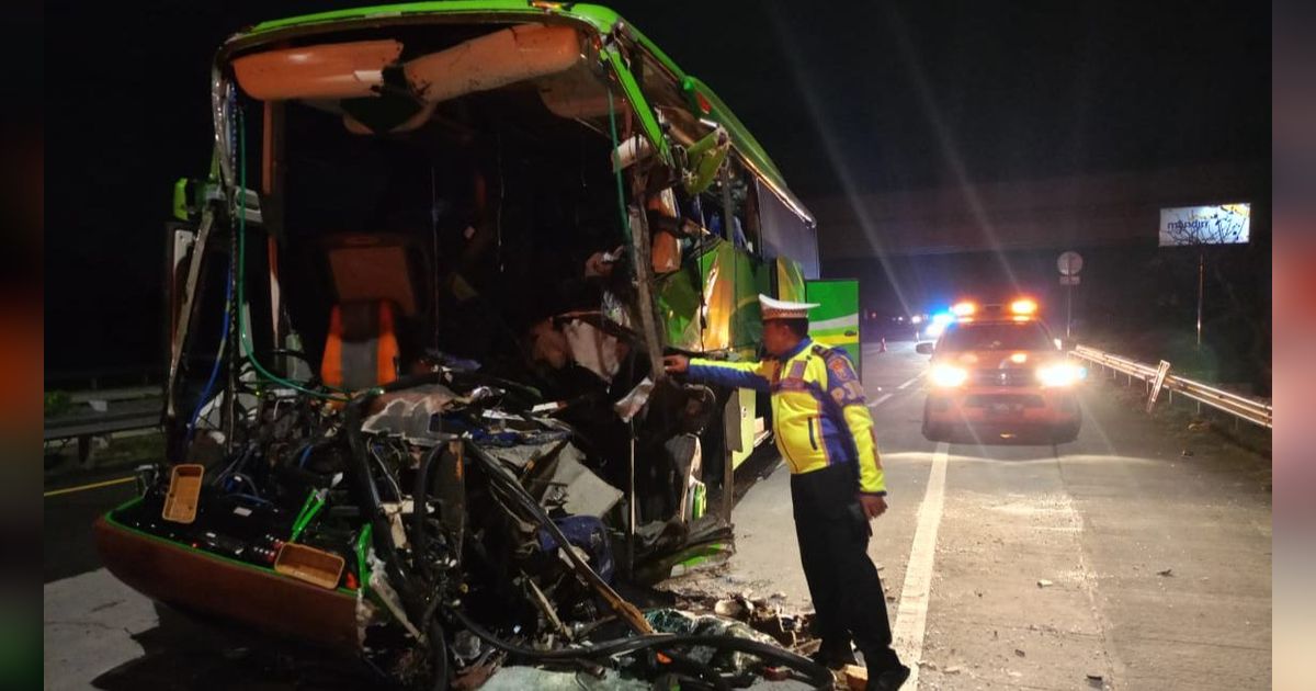 Kronologi Kecelakaan Bus Pariwisata Bawa Murid SMP PGRI 1 Wonosari di Tol Jombang, Tewaskan Kernet & Guru