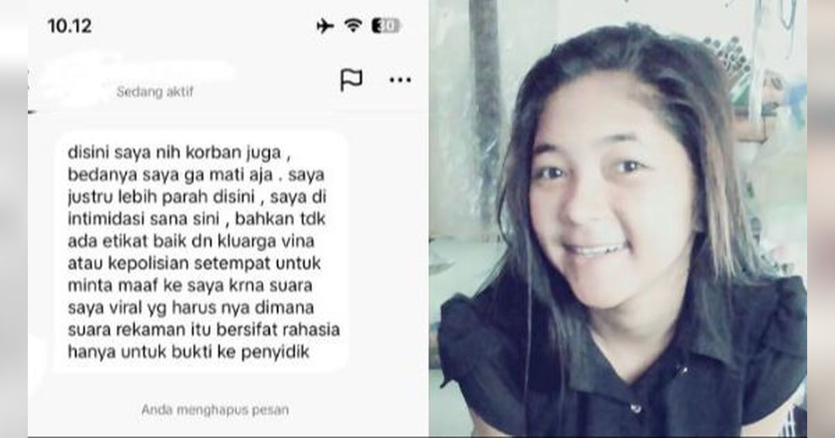 Sosok Linda 'Teman yang Kesurupan Arwah Vina Cirebon' Muncul di Chat Setelah 8 Tahun Menghilang, Pengakuannya Makin Bikin Penasaran