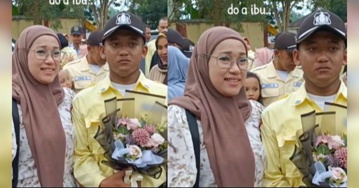 Momen Haru Ibu Hadir Kelulusan Anaknya Sebagai Satpam, Diwarnai Tangisan Bangga