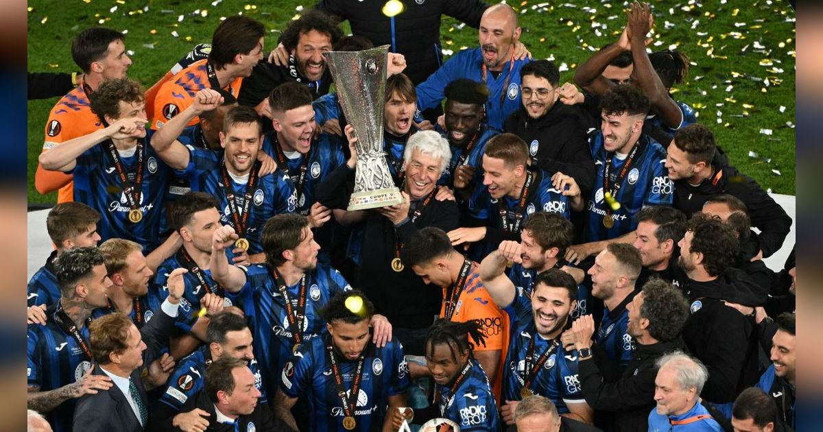 FOTO: Superior! Atalanta Sukses Hentikan Rekor Unbeaten Bayer Leverkusen dan Juara Liga Europa