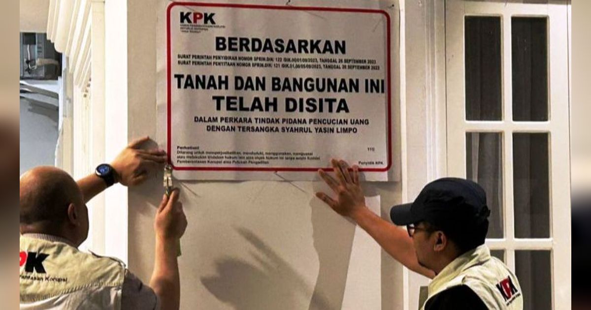 KPK Dapat Info Ada Orang Sengaja Tutup Papan Sita Rumah SYL di Parepare, Ancam Proses Hukum