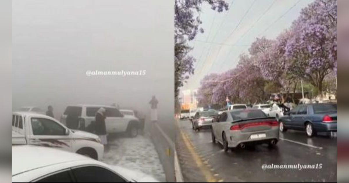 Tak Cuma Gurun, Kota di Arab Saudi Ini Punya Gunung Hijau, Hingga Sering Hujan Es dan Salju