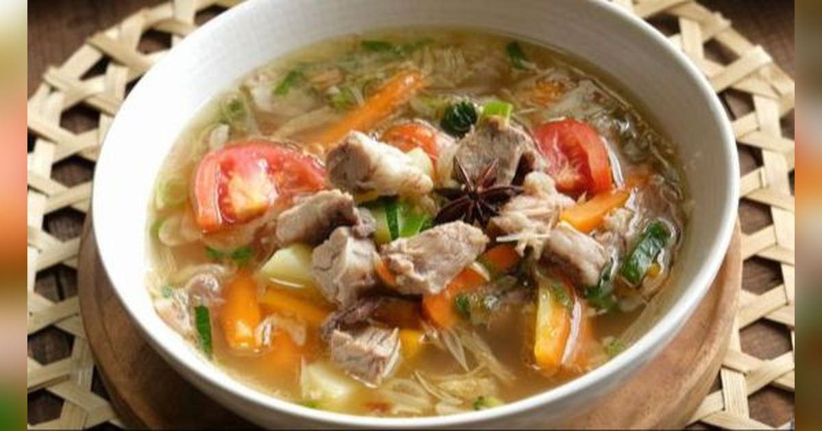 Tips Mudah Kurangi Lemak pada Sup Daging, Cukup Pakai 1 Bahan Dapur