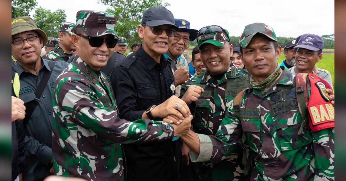 Dirjen PSP Kementan Bersama PangDam II/Sriwijaya Tinjau Langsung Opla di OKI