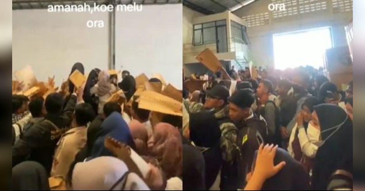 Momen Pemuda Berdesakan di Satu Ruangan Bawa Amplop Cokelat, Bukti Sulitnya Mencari Kerja