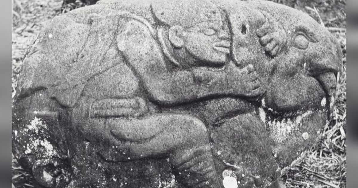 Mengenal Uniknya Patung Gajah Pasemah Asal Sumatera Selatan, Berbentuk Gajah yang Melahirkan Babi Rusa
