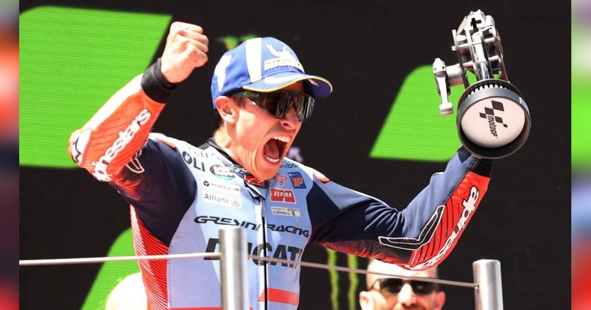 FOTO: Senyum Semringah Marc Marquez Semakin Bersinar Bersama Ducati di MotoGP 2024