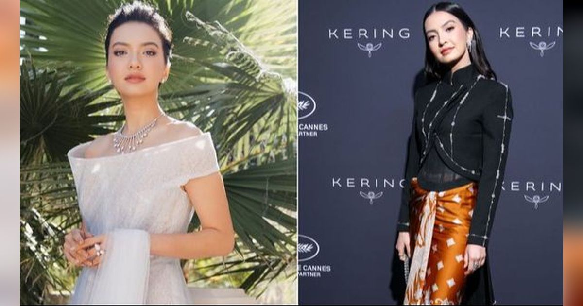 Pesona Raline Shah di Cannes Film Festival, Menawan dengan Gaun Mewah dan Sentuhan Kain Batik