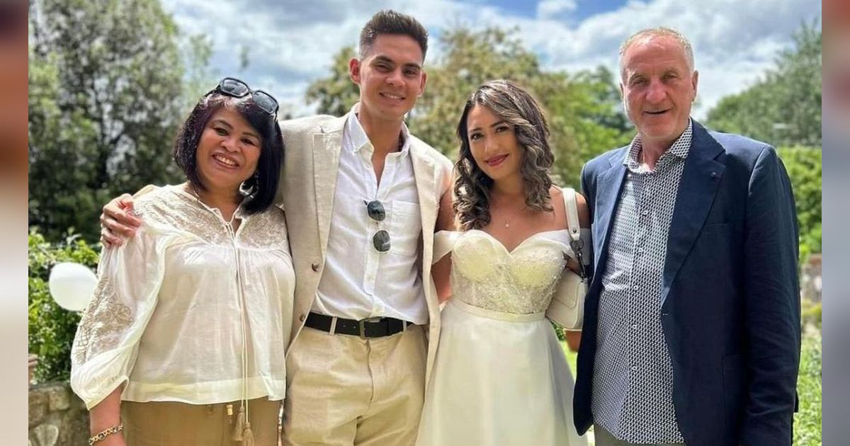 10 Potret Amanda Gonzales dan Rontini Menikah Lagi di Italia, Dihiasi Tradisi Siram Beras