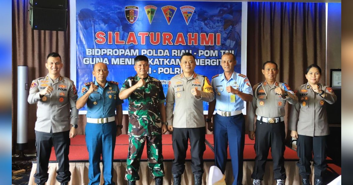 Propam Polda Riau dan POM 3 Matra Bahas Pilkada, Ingatkan Netralitas Personel