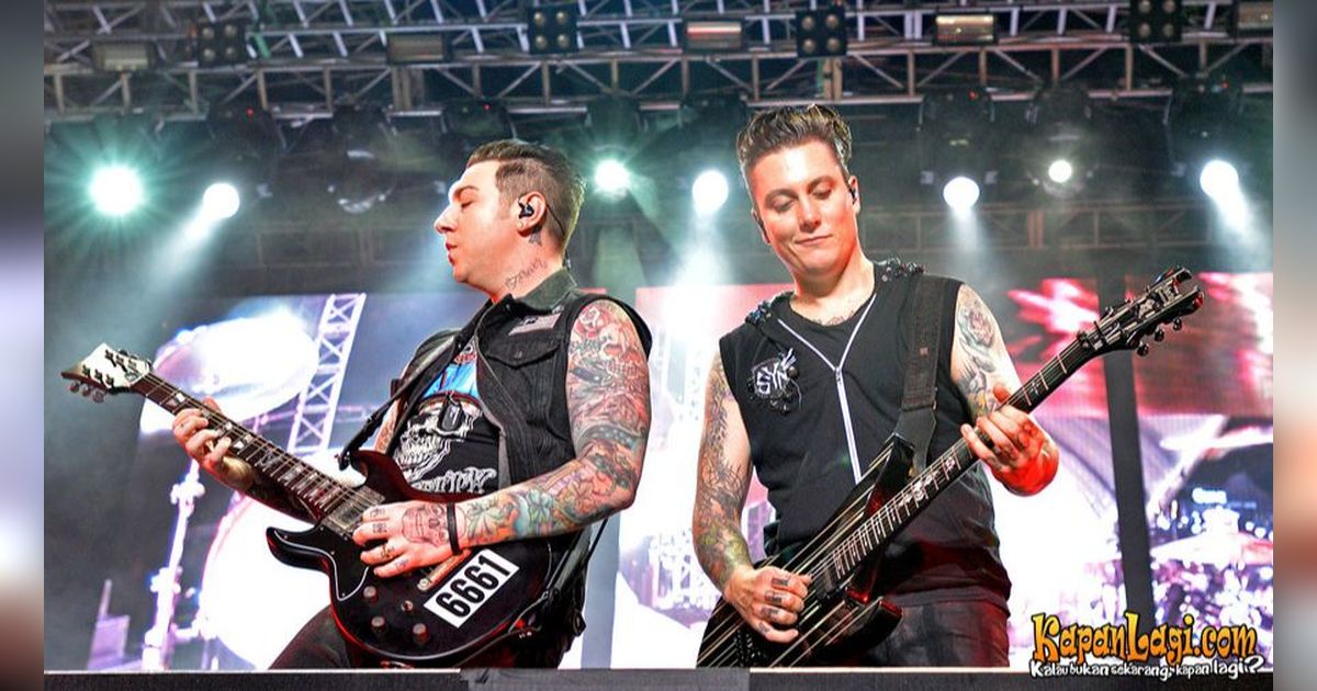 Potret Dul Jaelani Nonton Konser Avenged Sevenfold di Jakarta, Teringat Masa Main Game di Warnet