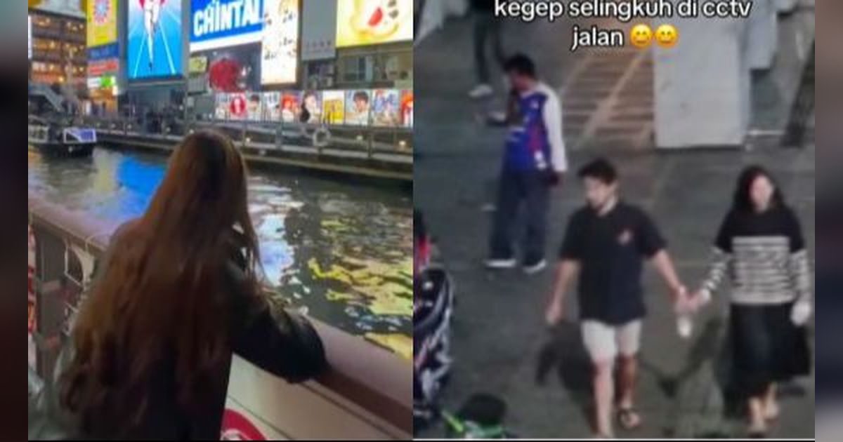 6 Tahun Pacaran, Wanita Ini Ciduk Pasangannya Selingkuh dari CCTV di Jalan
