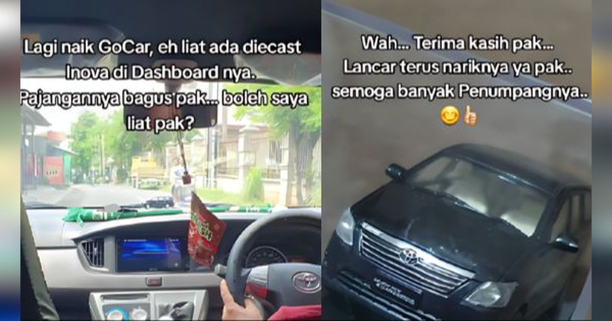 Berakhir dengan membeli mobil mainan setelah naik taksi online, mendapatkan hadiah secara iseng-iseng!