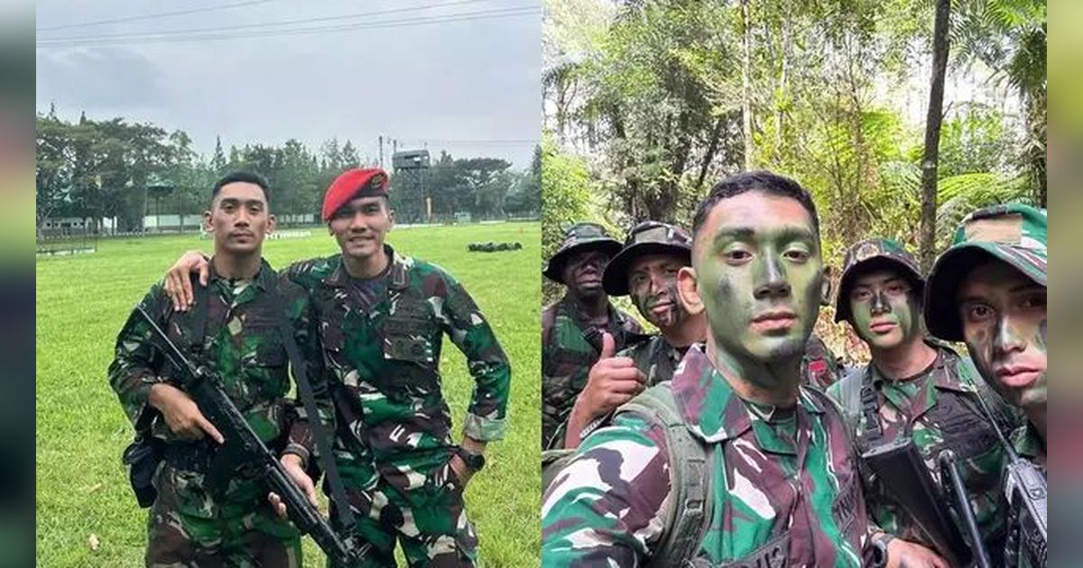 Potret Gagah Daffa Wardhana Ikut Latihan Militer Kopassus, Disebut Cocok Jadi Prajurit