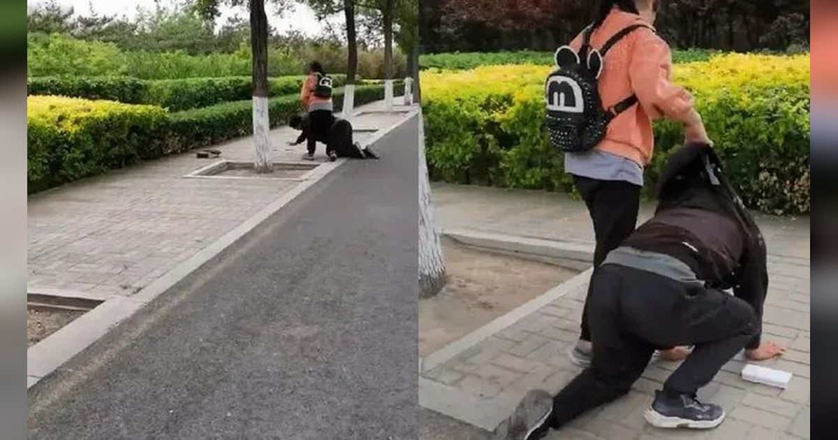 Anak Durhaka Ngambek dan Bentak Orangtua Tak Dibelikan iPhone, Sang Ayah sampai Berlutut Mohon Maaf ke Putrinya