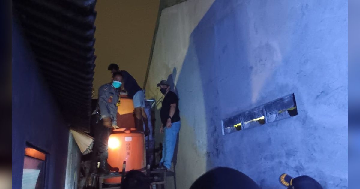 Mayat dalam Toren Air Diduga Buronan Kasus Narkoba, Warga Dengar Suara Orang Dicekik