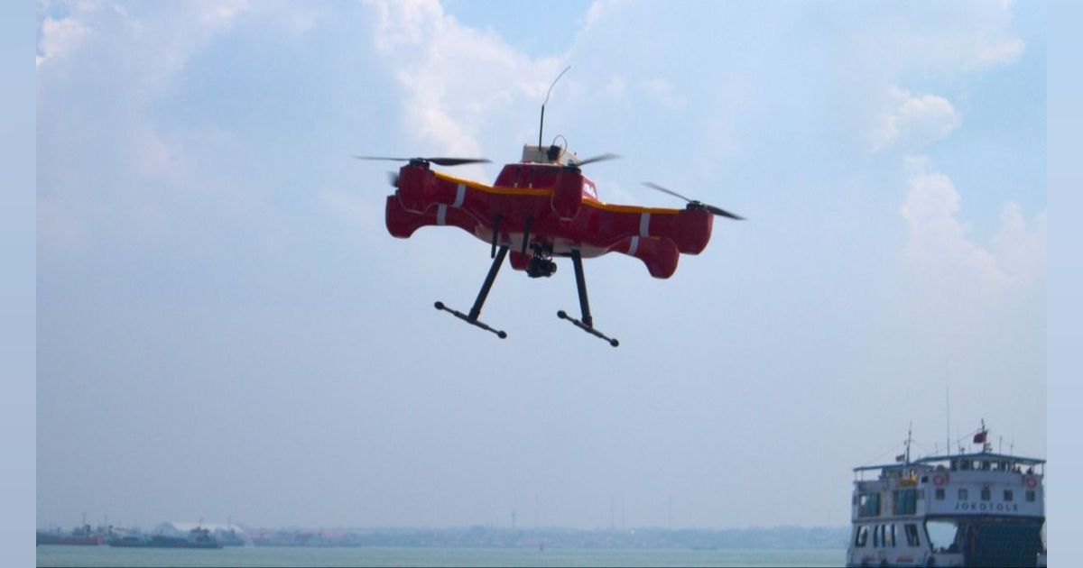Satu-satunya di Indonesia, Begini Cara Kerja Drone Karya ITS yang Bisa Deteksi Kualitas Udara