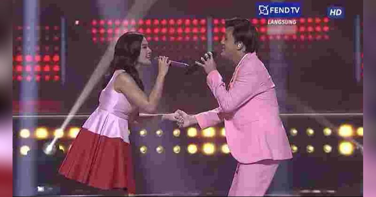 8 Potret Awal Duet Pertama Mahalini dan Rizky Febian di Panggung