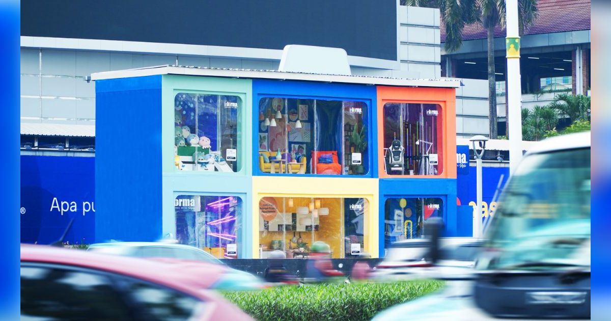 Instalasi Rumah Stylish Pertama di Indonesia Hiasi Kawasan Ratu Plaza Jakarta