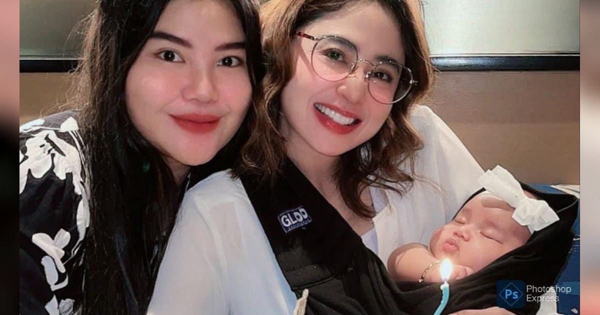 Potret Dewi Perssik Momong Baby Nawla ke Mal Bareng Rosa Meldianti: Cucu Oma Sayang