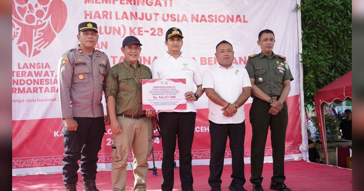 Kemensos Melalui Sentra Abiyoso Cimahi Beri Bantuan Sarana Dapur dan Kamar Lansia Tunggal