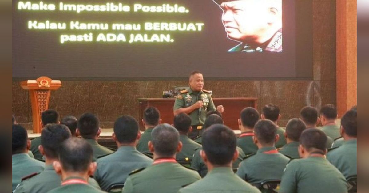 Pesan Tegas Jenderal Bintang Tiga TNI Kepada Komandan Satuan: Jangan Hanya Beri Perintah ke Prajurit