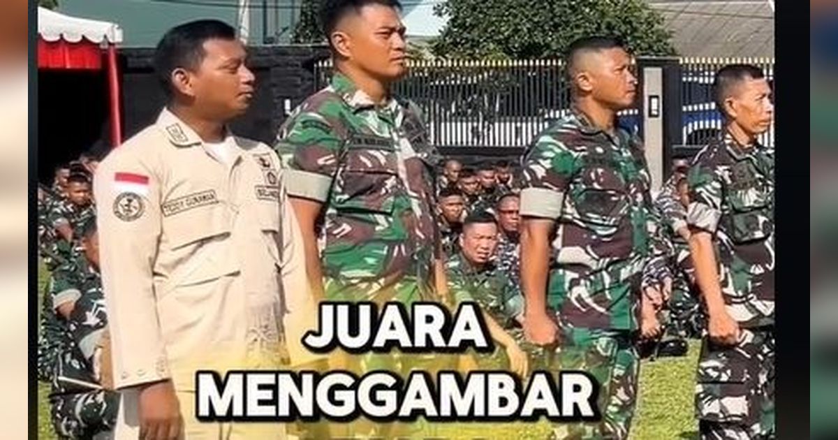 Prajurit Lain Pamer Anaknya Juara Bergengsi di Depan Panglima TNI, Ayah Ini Tetap Bangga Buah Hatinya Menang Lomba Gambar dan Mewarnai