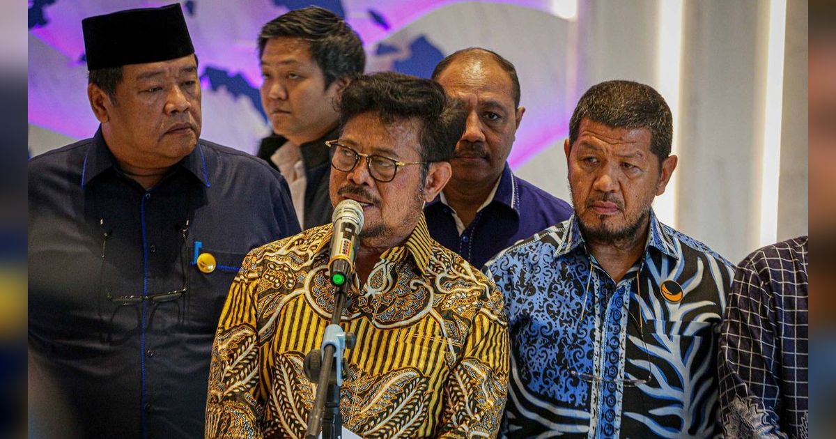 Blak-blakan Partai NasDem Akui Terima Aliran Duit dari SYL Senilai Rp850 Juta Dana Kementan