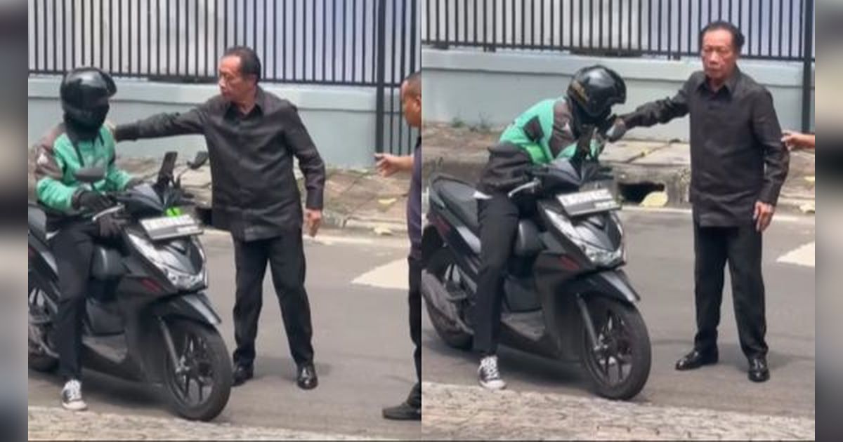 Sadar Yang di Bonceng Mantan Gubernur DKI Jakarta, Driver Ini Langsung Salim