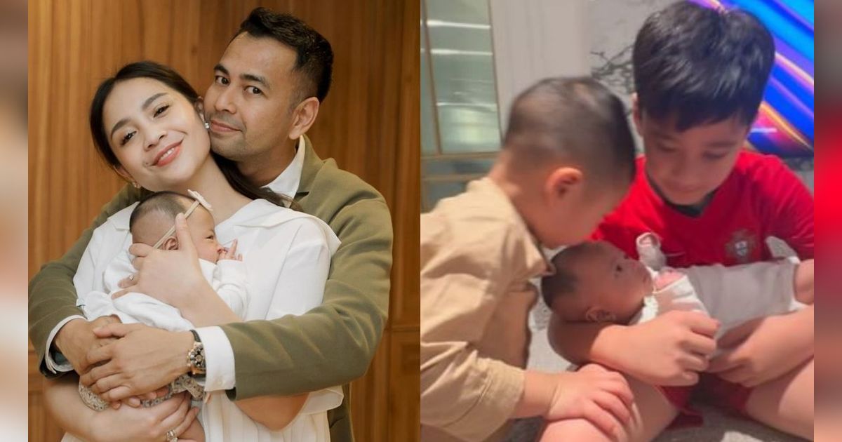 Potret Baby Lily Anak Raffi -  Nagita yang Wajahnya Mulai Di-spill Tipis-Tipis, Sangat Disayang oleh Kedua Kakaknya