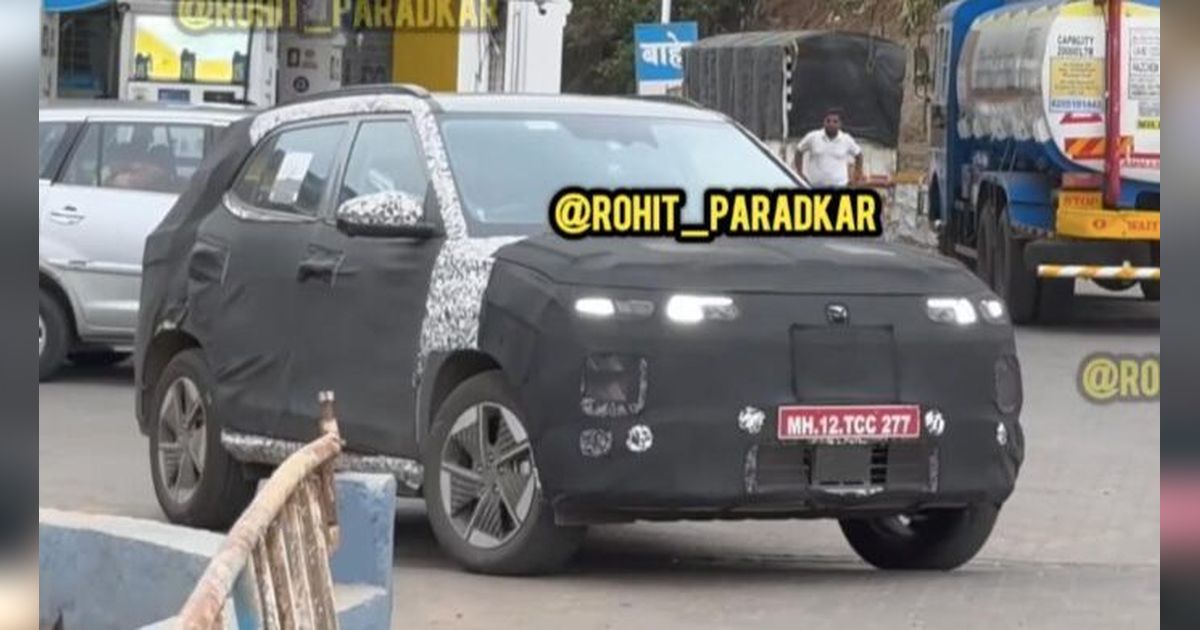 Hyundai Creta EV yang Siap Produksi Akhir 2024 Terlihat dalam Spyshot, Dengan Jarak Tempuh Hingga 500 Km.