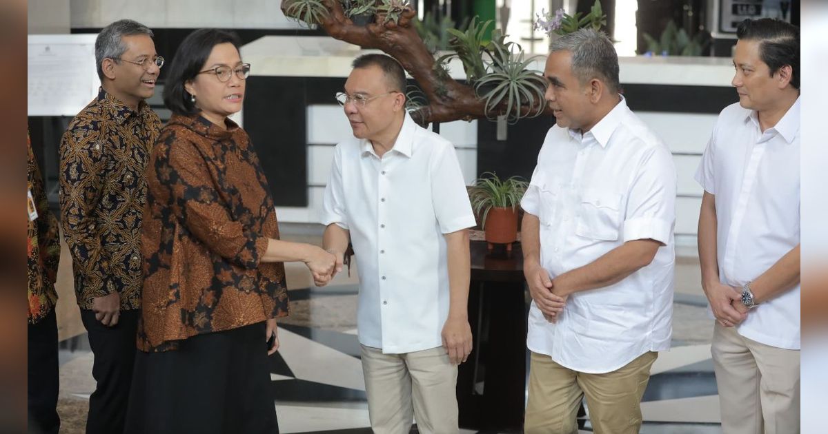 Gugus Tugas Sinkronisasi Prabowo-Gibran Bertemu Menkeu Sri Mulyani, Ini yang Dibahas