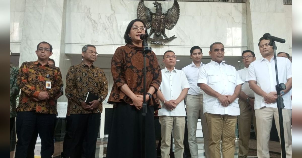 Restu Jokowi di Balik Pertemuan Sri Mulyani dengan Tim Gugus Tugas Sinkronisasi Prabowo-Gibran