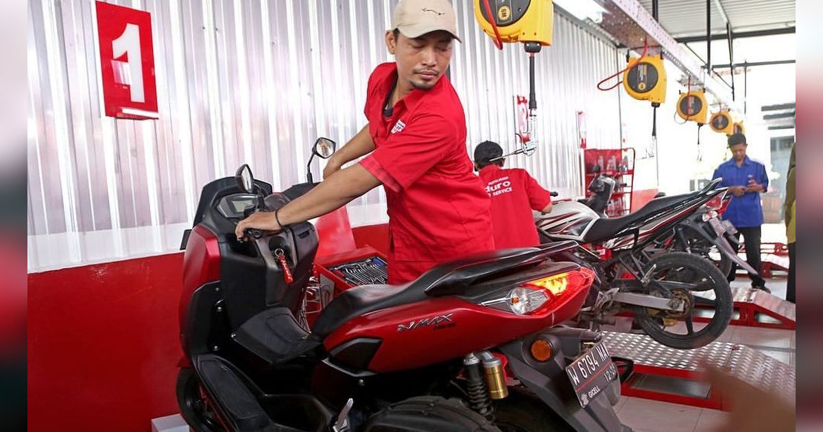 Potret Bengkel Motor Khusus Driver Ojol di Surabaya, Servis dan Ganti Oli dengan Biaya Murah