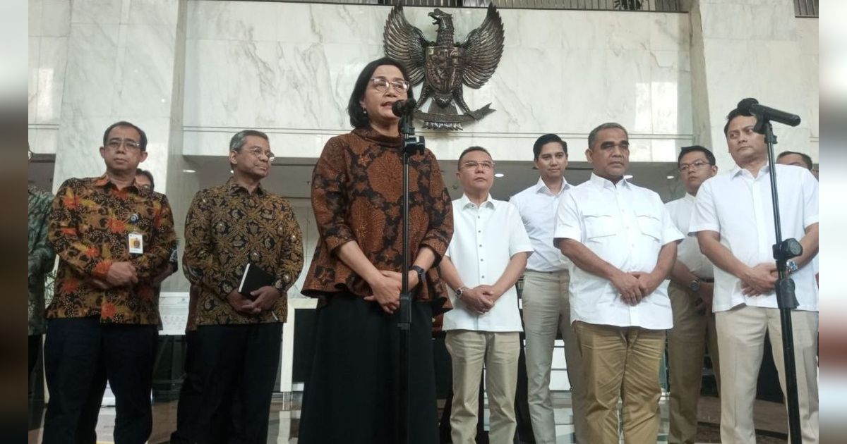 Tim Sinkronisasi Prabowo-Gibran Sambangi Sri Mulyani, Bahas Apa?