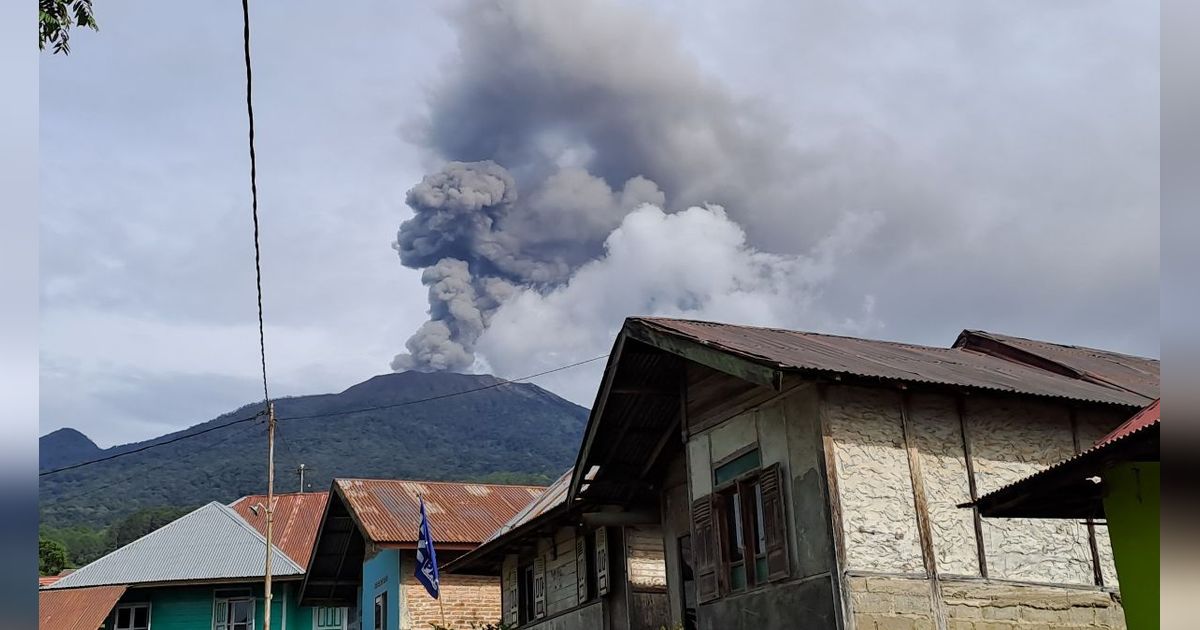 Gunung Marapi Kembali Erupsi, Status Masih Siaga