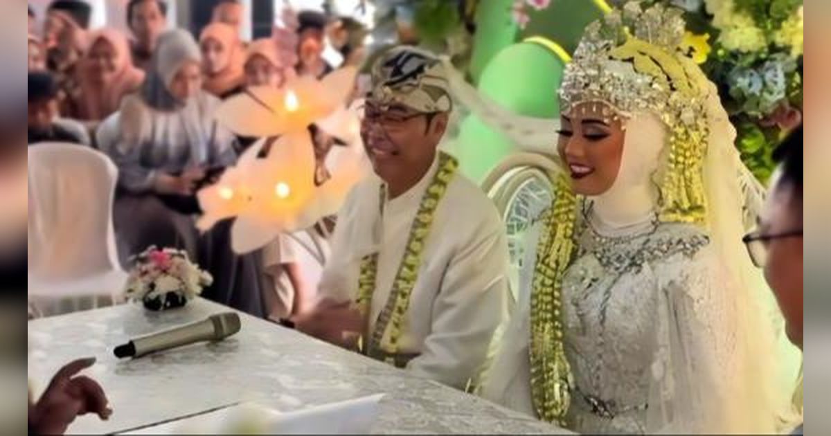 Viral! Pernikahan Beda Usia 40 Tahun di Kuningan Jadi Omongan, Pengantin Pria Dikenal Sebagai Pengusaha Emas Terkenal