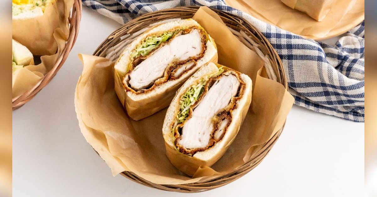 Crispy Chicken Sando, Menu Bekal Anak Simple dan Kaya Protein