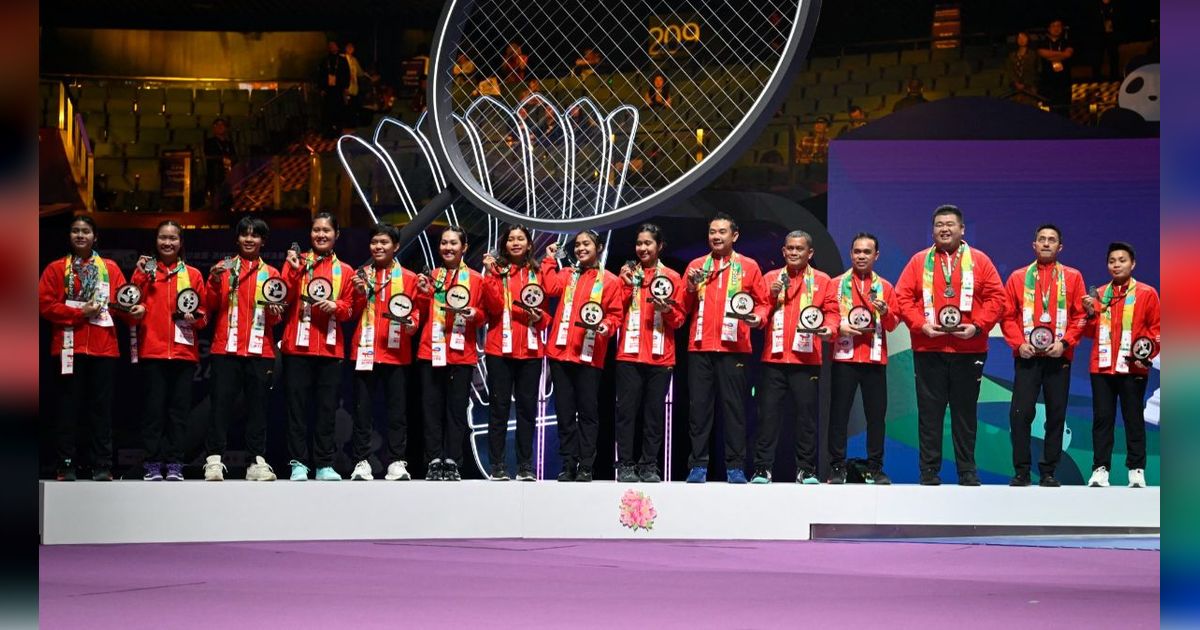 FOTO: Perjuangan Tim Putri Indonesia Raih Juara Kedua di Uber Cup 2024