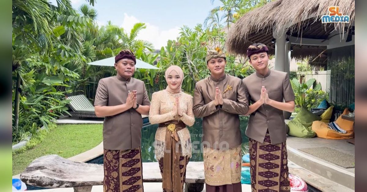 10 Potret Putri Delina Tampil Manglingin di Acara Mepamit Mahalini