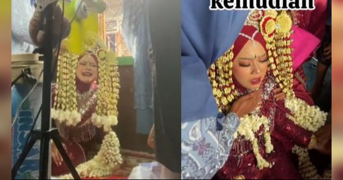 Momen Pengantin di Kalsel Kesurupan Usai Dirias, Bikin MUA Deg-degan