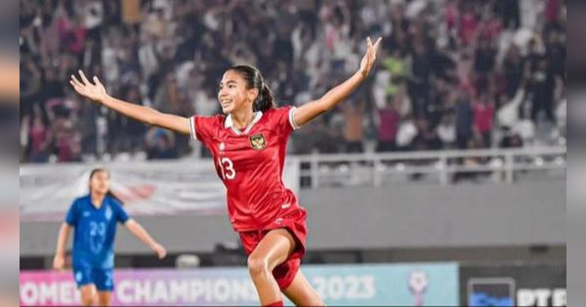 Gol Cantik Striker Timnas Wanita U-17 Indonesia Claudia Scheunemann di Laga Lawan Filipina, AFC Sampai Kasih Julukan Super Woman
