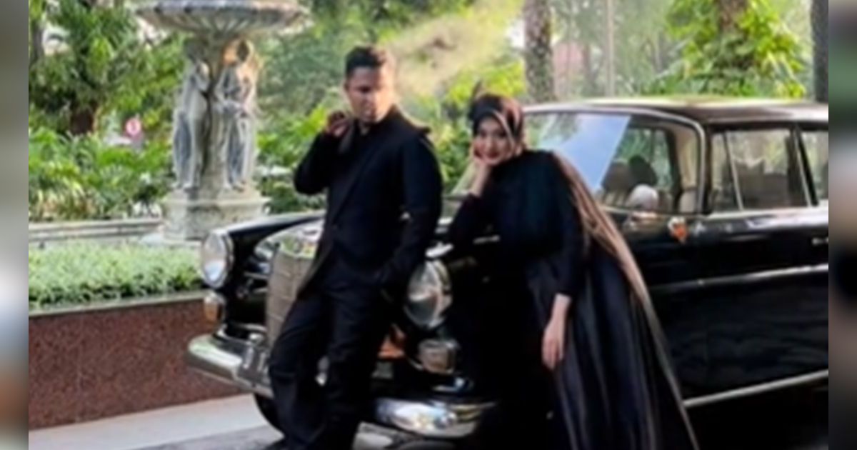 Usung Tema Mafia, Potret Prewedding Mamat Alkatiri dan Nafhafirah Curi Perhatian, Vibesnya Oke Banget