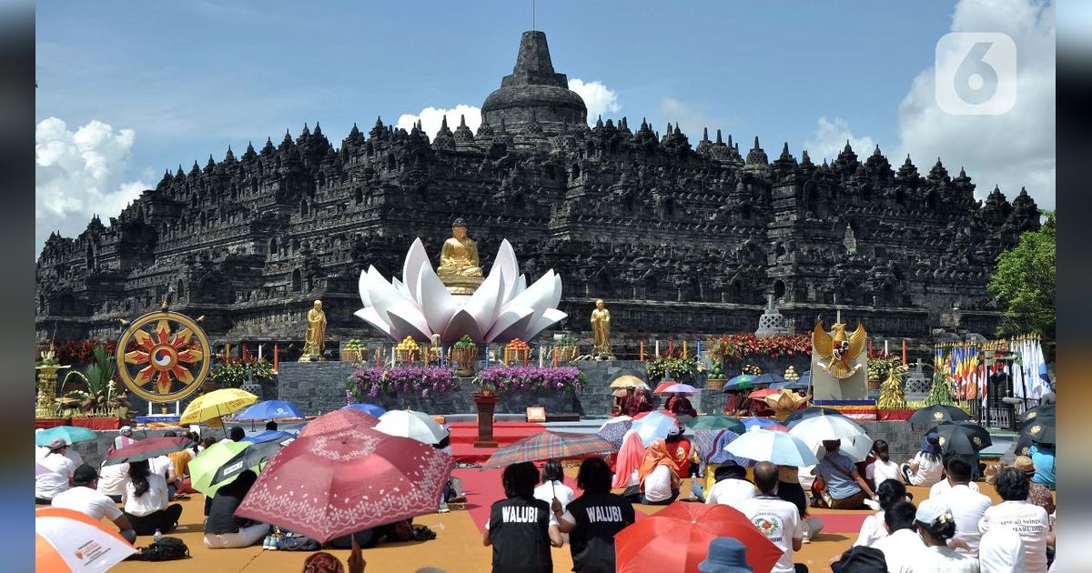 Harga Tiket Masuk Borobudur Tak Naik saat Waisak 2024
