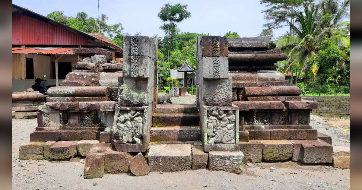 Diduga Runtuh Akibat Aktivitas Gunung Merapi, Ini Fakta Unik Candi Morangan di Sleman