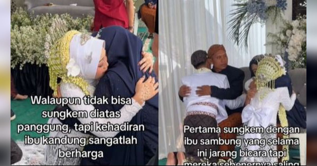 Momen Penuh Air Mata Pengantin Wanita Sungkem ke Tiga Ibu di Hari Pernikahan, Sang Ayah Menangis Haru