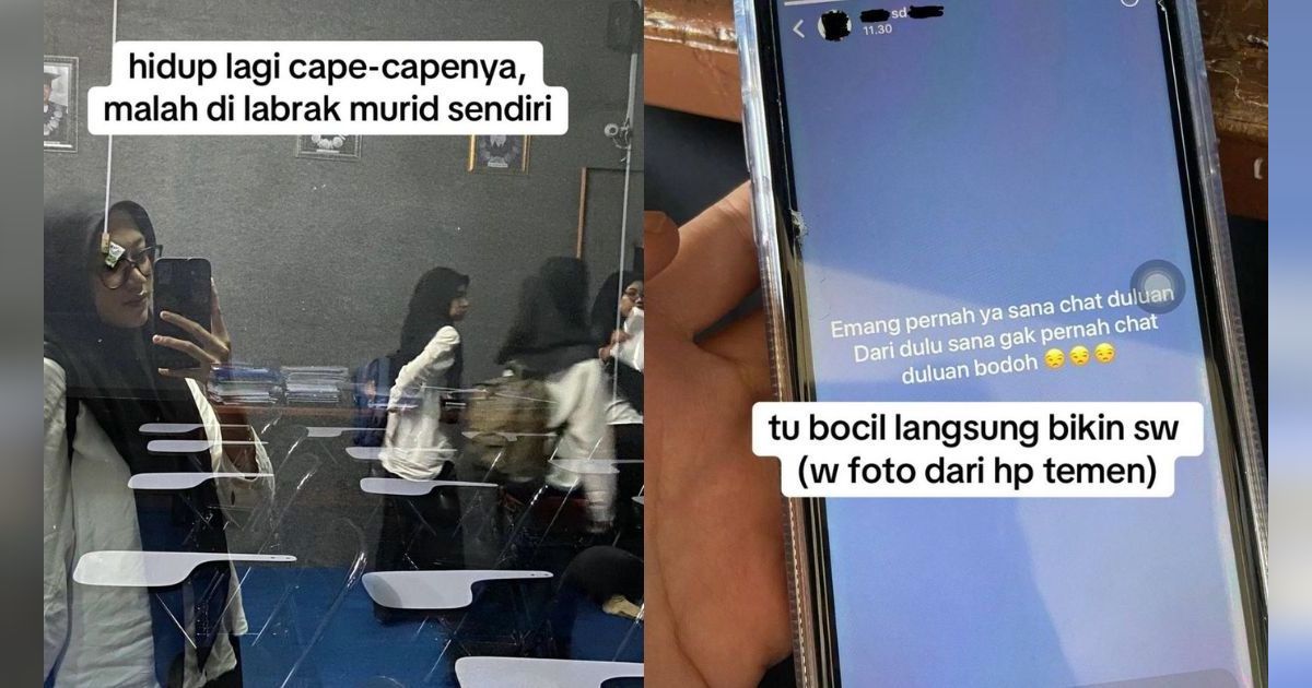 Cemburu Guru Idolanya Chattingan dengan Cewek Lain, Siswa Kelas 6 SD Labrak Ibu Guru di Sekolahnya