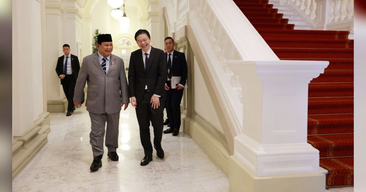 Prabowo Temui PM Singapura yang Baru, Beri Selamat dan Bahas Kerja Sama Pertahanan